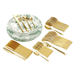 140 Piece Verdure Combo Set | Serves 20 Guests - Yom Tov Settings