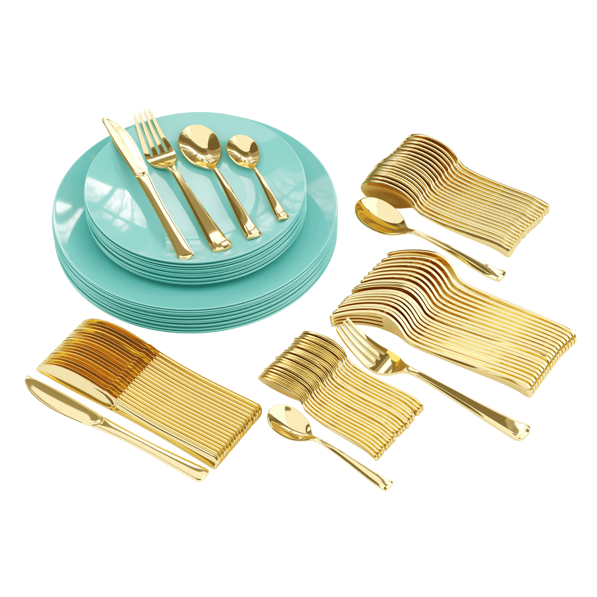 560 Piece Cascade Combo Set | Serves 80 Guests