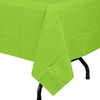 Lime Green Plastic Tablecloth | 48 Count - Yom Tov Settings
