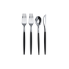 80 Piece Black/Silver Cutlery Combo Set - Yom Tov Settings
