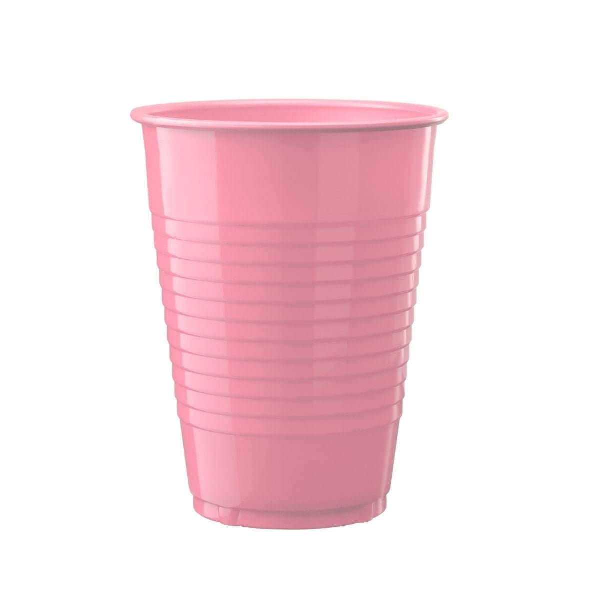 12 Oz. | Pink Plastic Cups | 600 Count - Yom Tov Settings