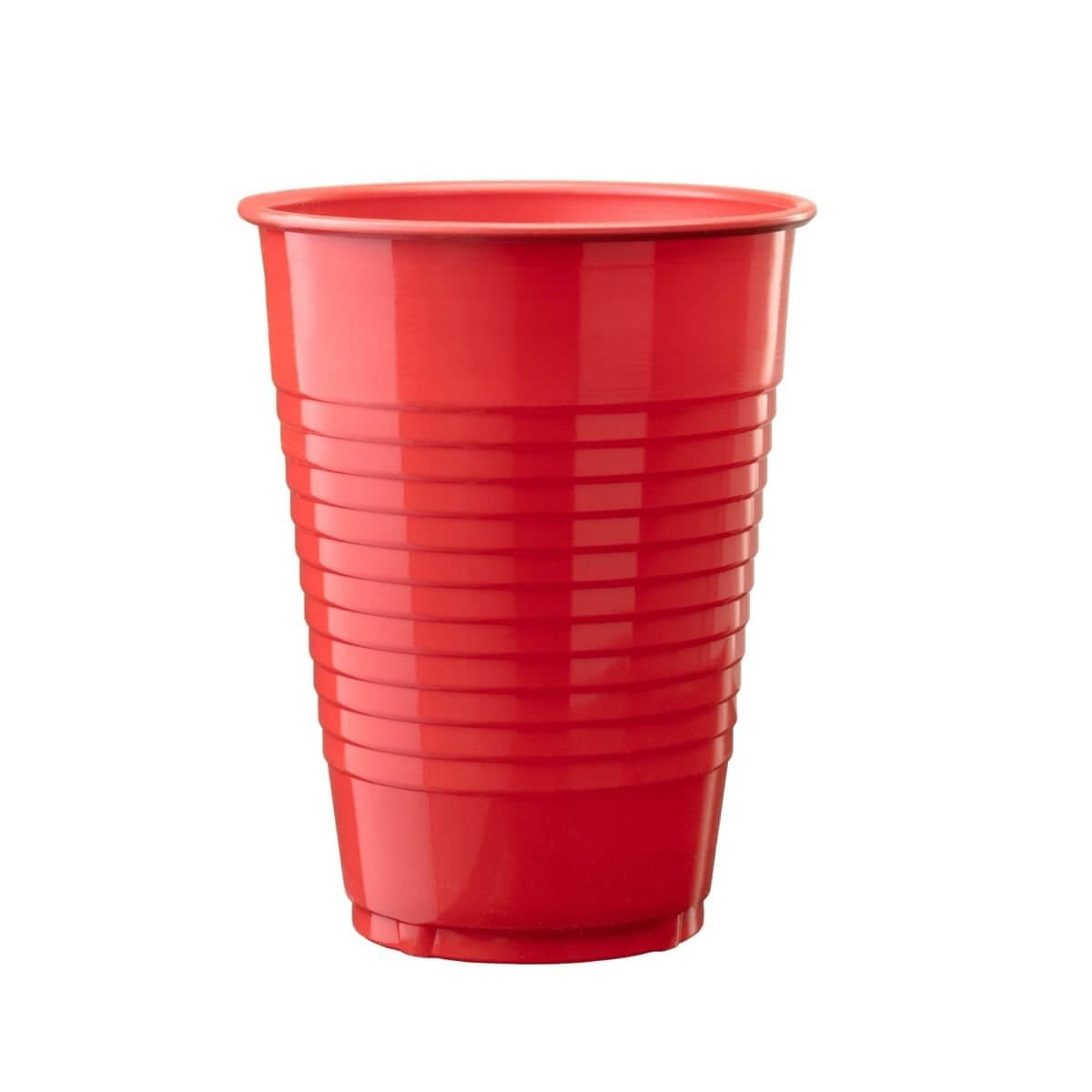 12 Oz. | Red Plastic Cups | 600 Count - Yom Tov Settings