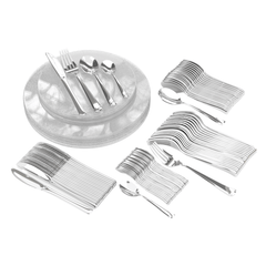 700 Piece Silver Sparkle Combo Set | Serves 100 Guests