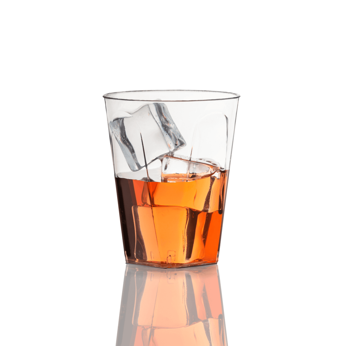 7 Oz. Clear Square Bottom Cups | 480 Count - Yom Tov Settings