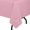 Premium Pink Plastic Tablecloth | 96 Count - Yom Tov Settings