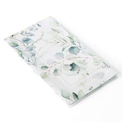 Eucalyptus Print Dinner Napkins (120 Count) - Yom Tov Settings