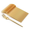 Trendables Gloss Gold Plastic Forks | 480 Count