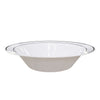 14 oz. White/Silver Line Design Plastic Bowls (120 Count) - Yom Tov Settings