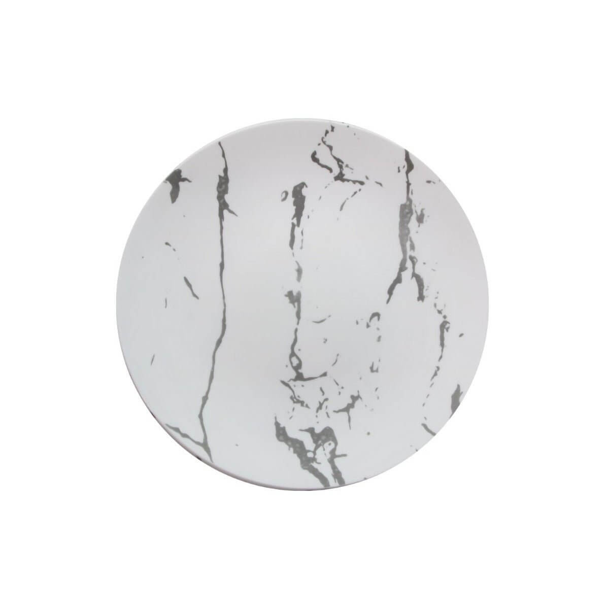 8" Stone Design Plastic Plates (120 Count) - Yom Tov Settings